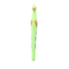 ZF1886 Korean creative cute peacock-shaped soft silicone neutral full-needle pen black student stationery wholesale Item Picture